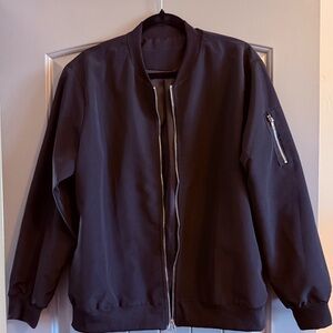 Stylish Black Bomber Jacket for Women
